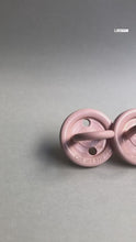 Load and play video in Gallery viewer, Blush Pink Natural Rubber Dummy