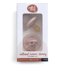 Load image into Gallery viewer, Blush Pink Natural Rubber Dummy