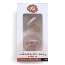 Load image into Gallery viewer, Blush Pink Natural Rubber Dummy
