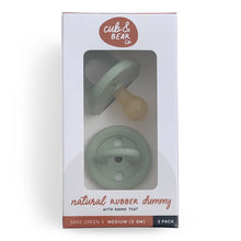 Load image into Gallery viewer, Sage Green Natural Rubber Dummy
